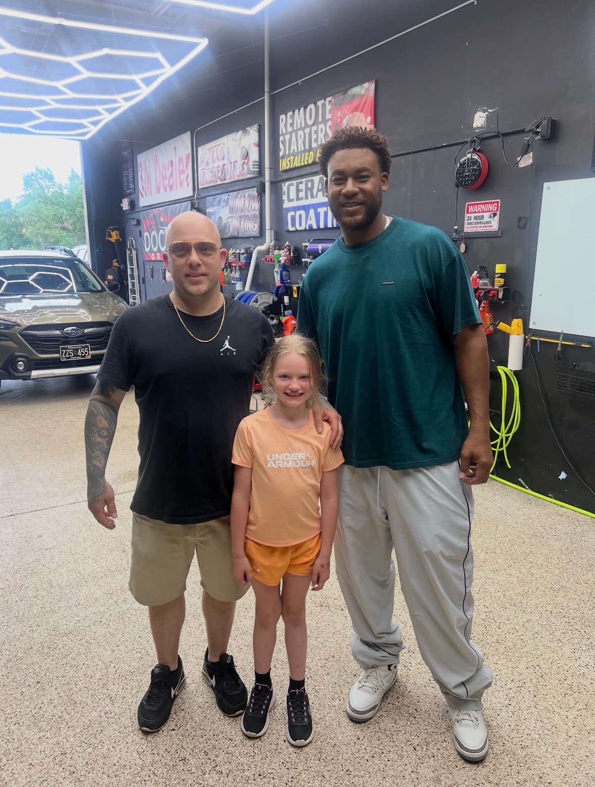 Jordan Jefferson at Doctor Detail shop — Eagan MN