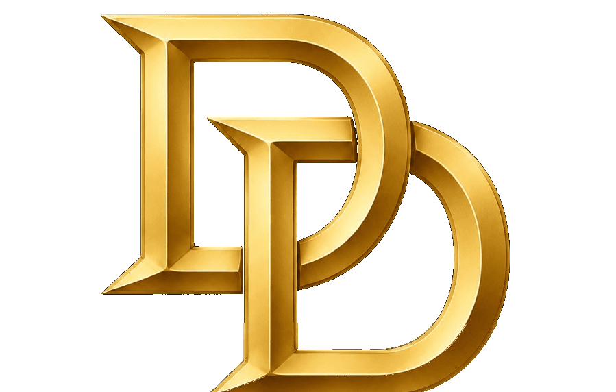 Doctor Detail luxury gold and black logo with interlocking DD monogram and DOCTOR DETAIL wordmark