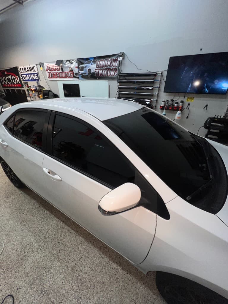 Full vehicle window tint with windshield — Doctor Detail Eagan MN
