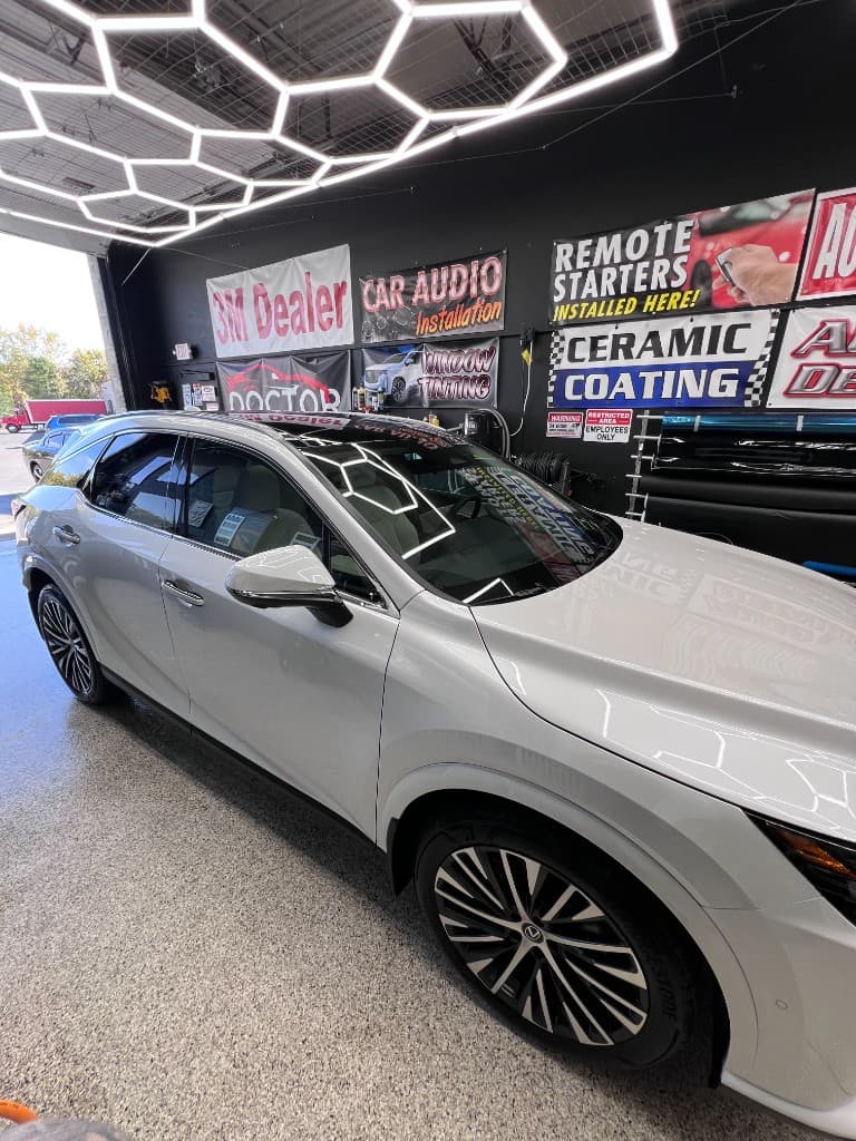 White Lexus SUV ceramic coating — Doctor Detail Eagan MN