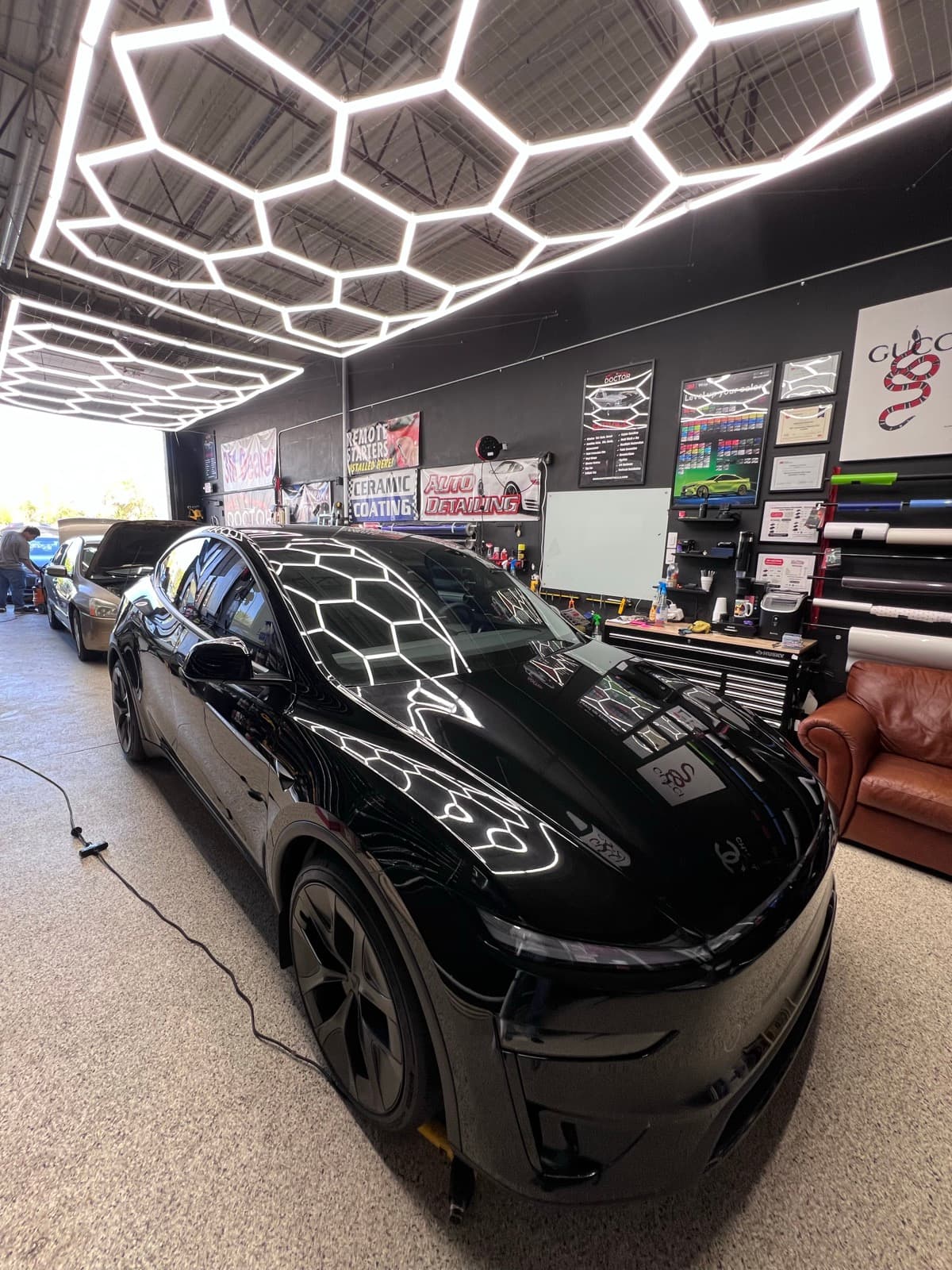 Black sedan ceramic coating — Doctor Detail Eagan MN