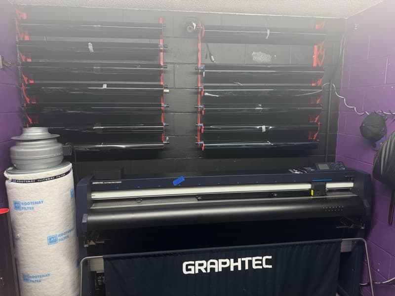 Graphtec plotter for precision tint and PPF patterns — Doctor Detail