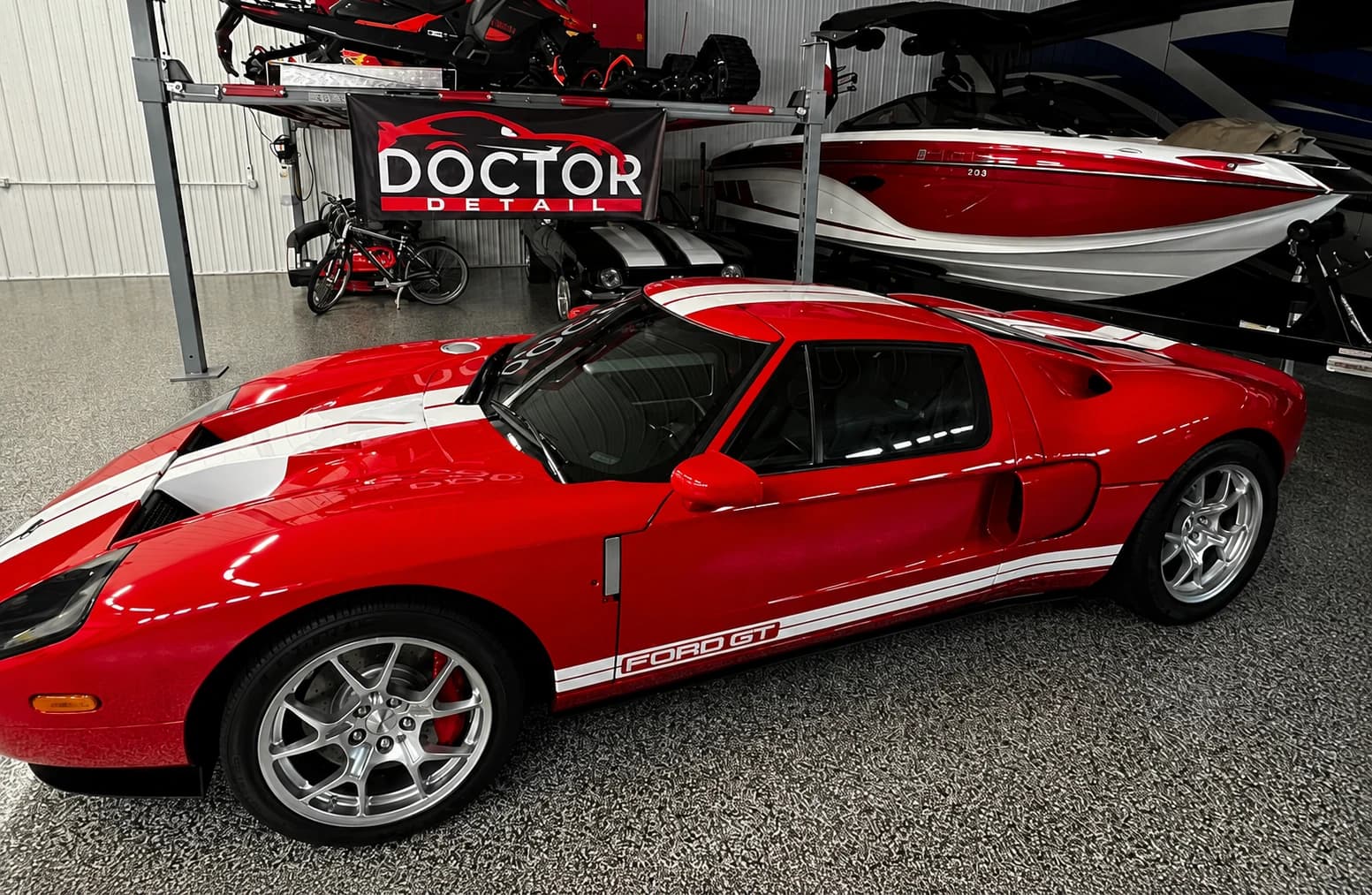 Ford GT at Doctor Detail shop — Eagan MN auto detail and protection