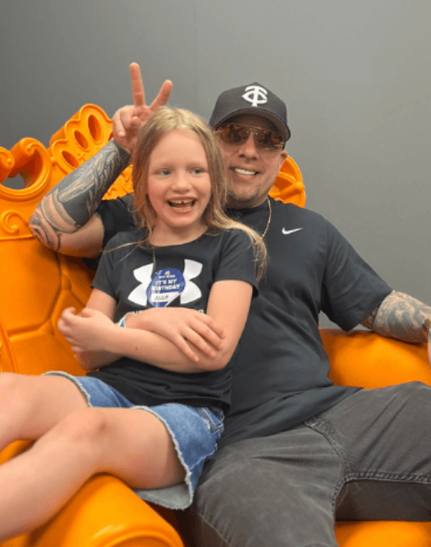 Doctor Detail owner with his daughter