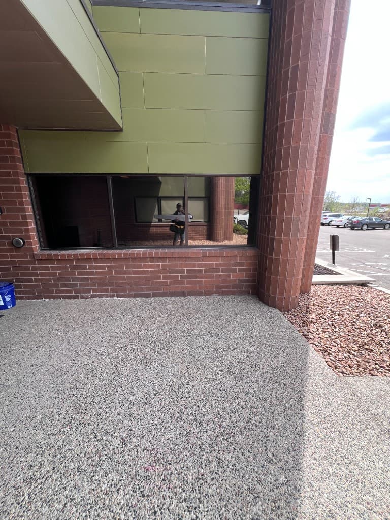 Commercial building exterior with tinted windows — Doctor Detail Eagan MN