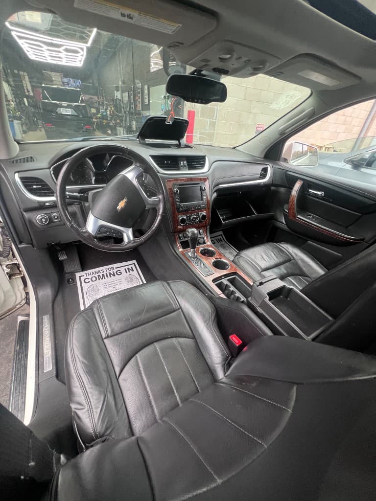 Chevrolet SUV interior detail with glove box — Doctor Detail Eagan MN