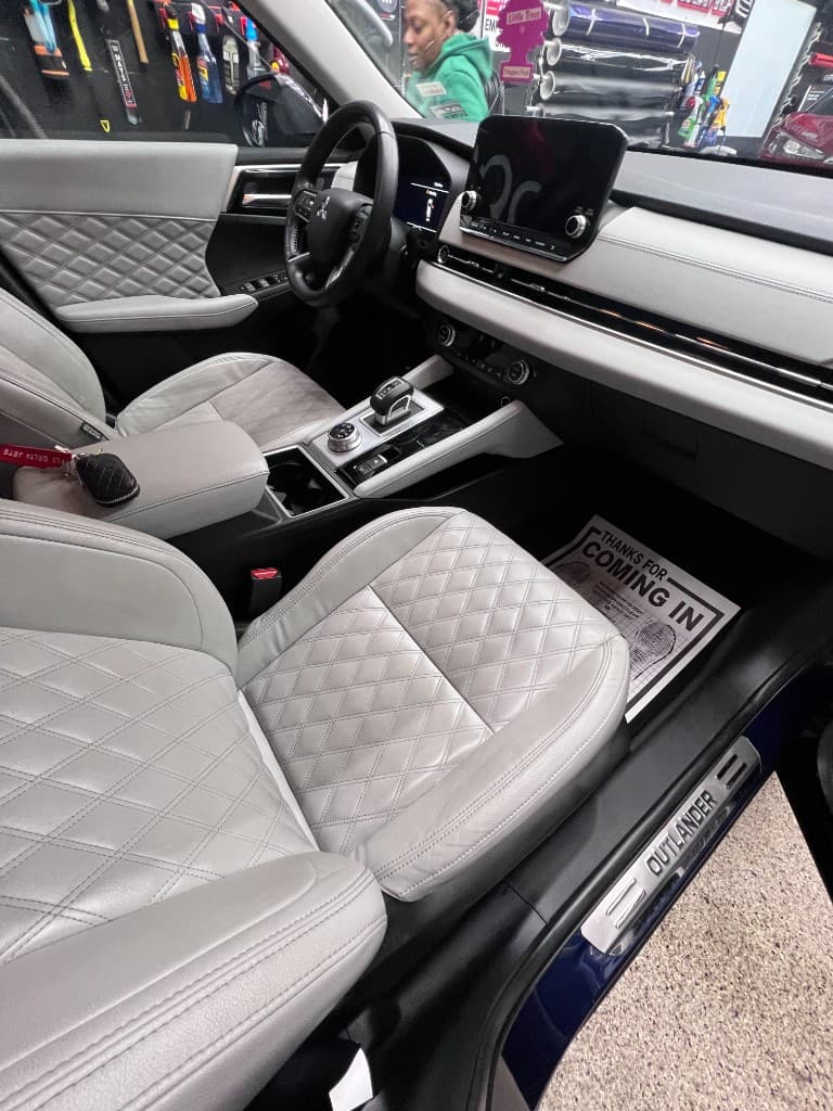 Mitsubishi Outlander interior detail at Doctor Detail — Eagan MN
